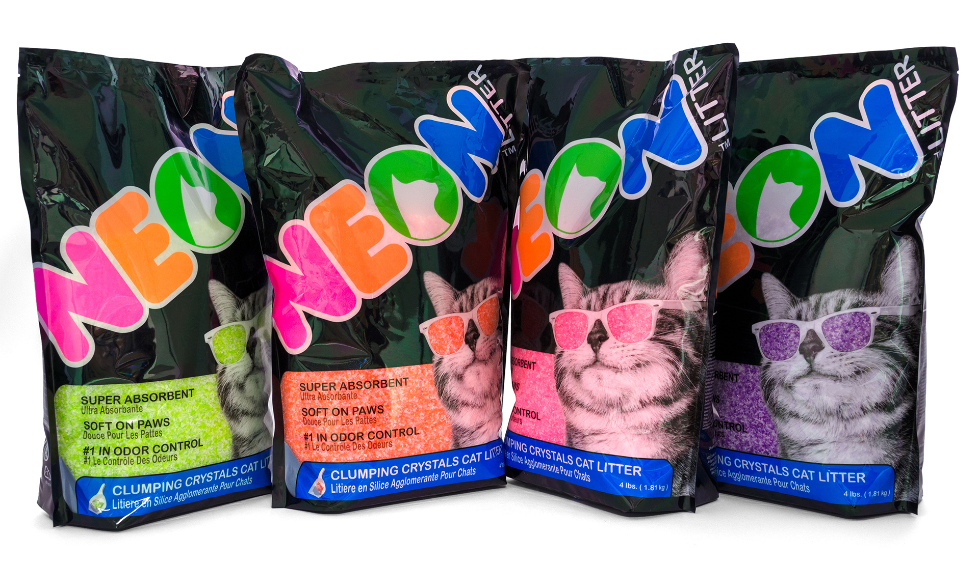 Neon Cat Litter