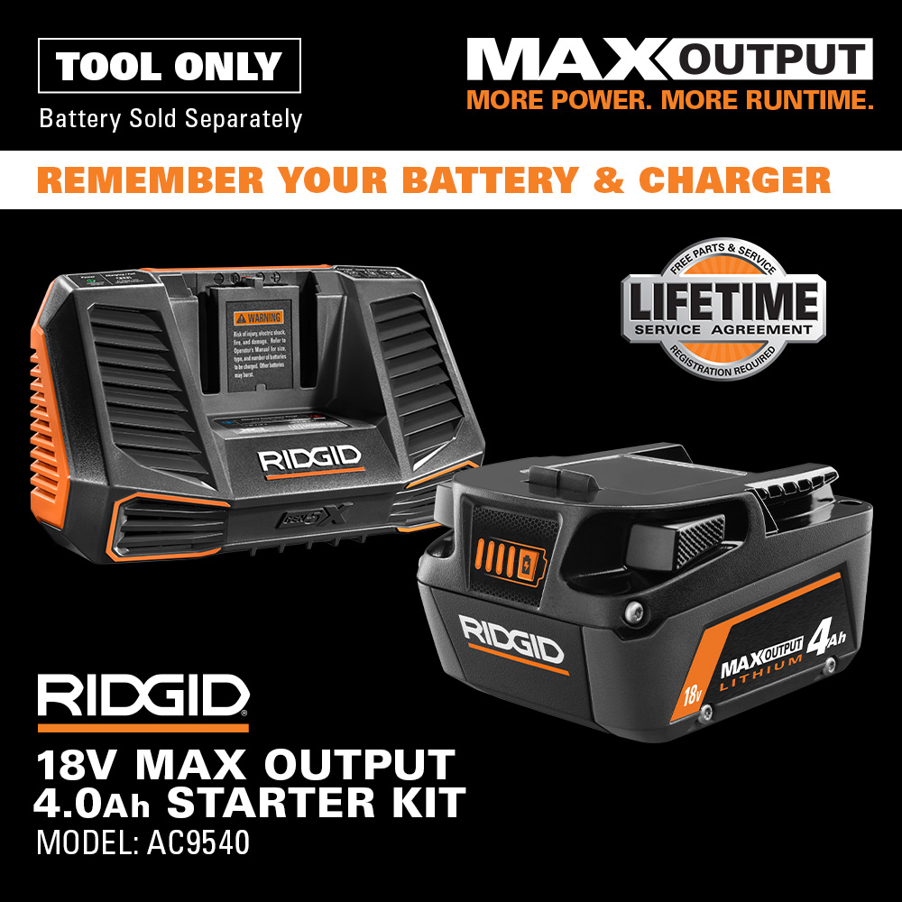 RIDGID Max Output Alt Image