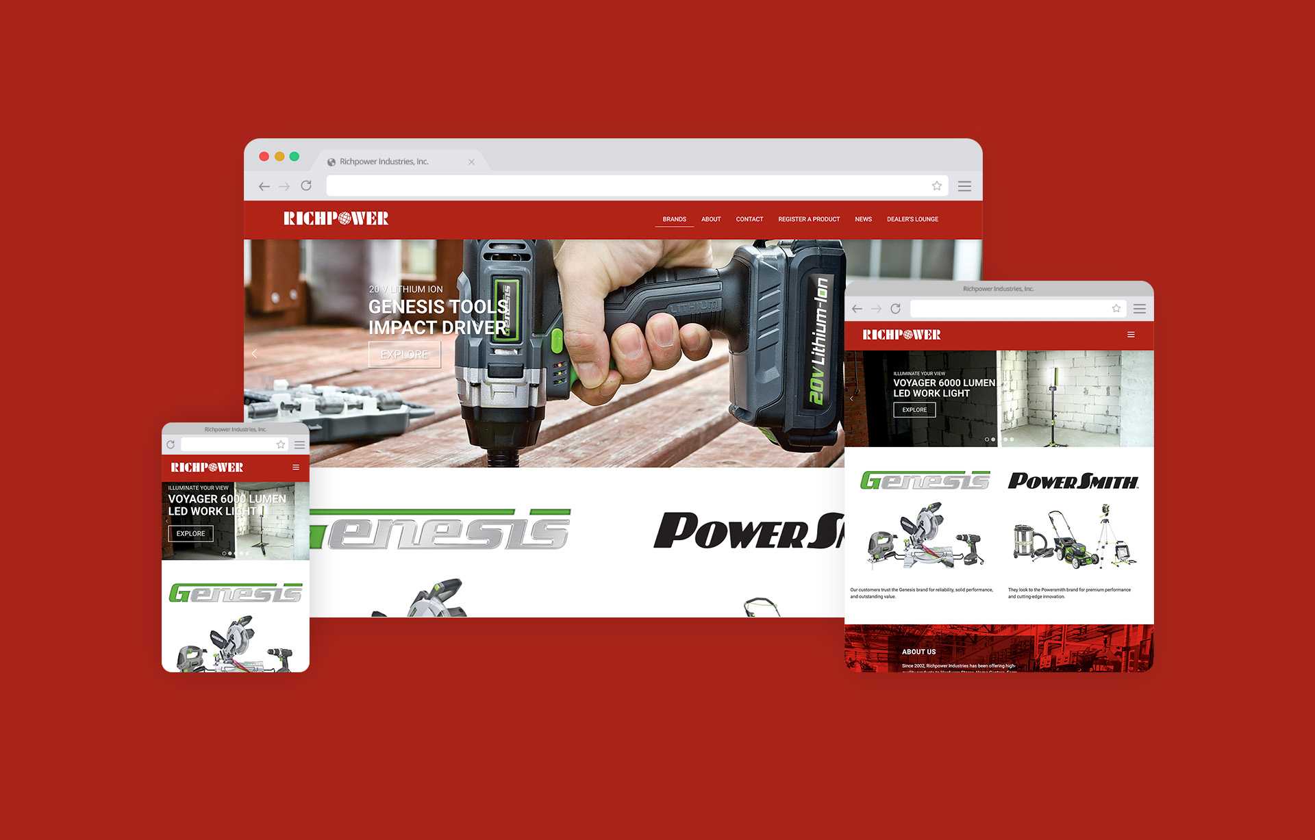 Richpower Corporate Website