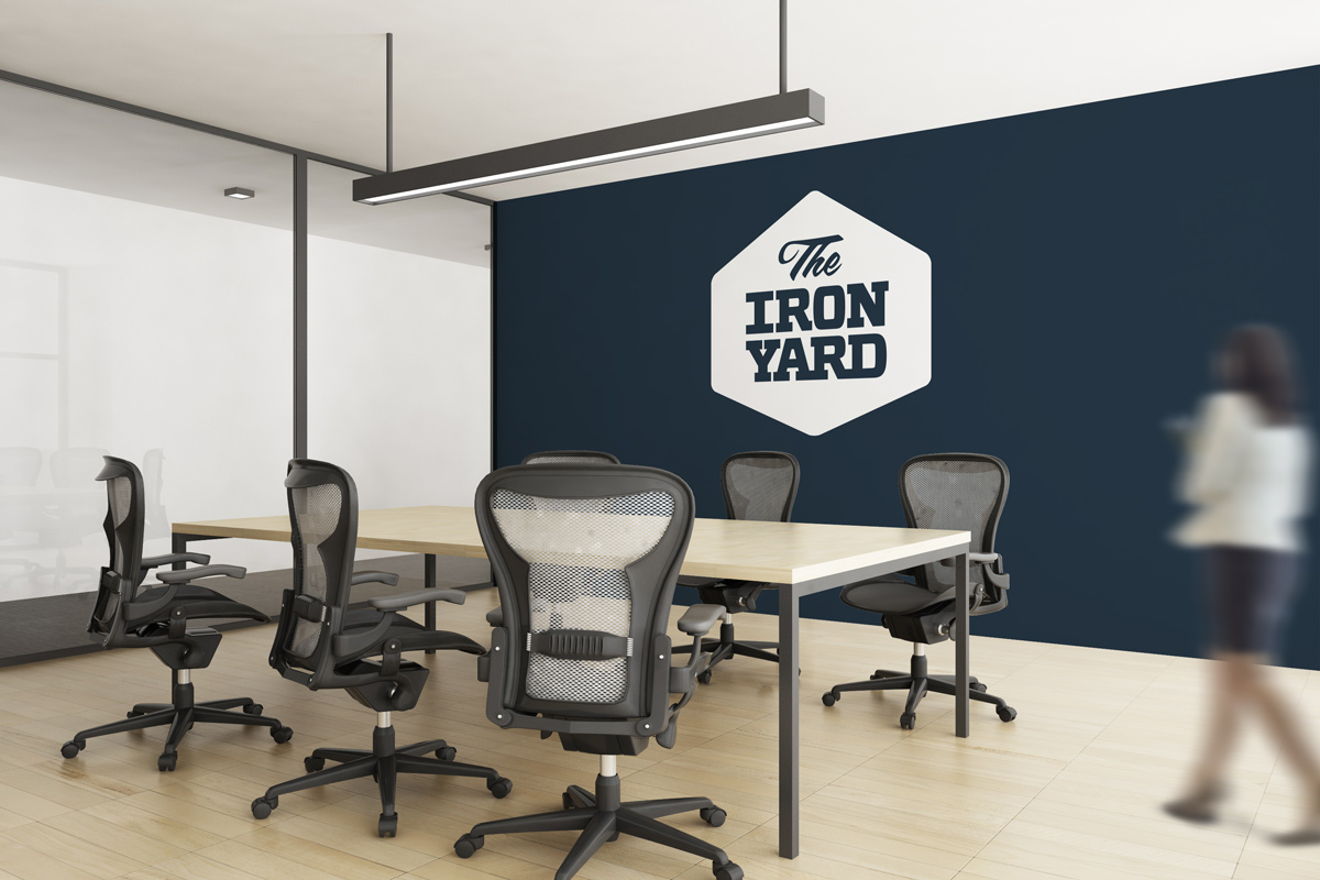 Iron Yard wall graphic